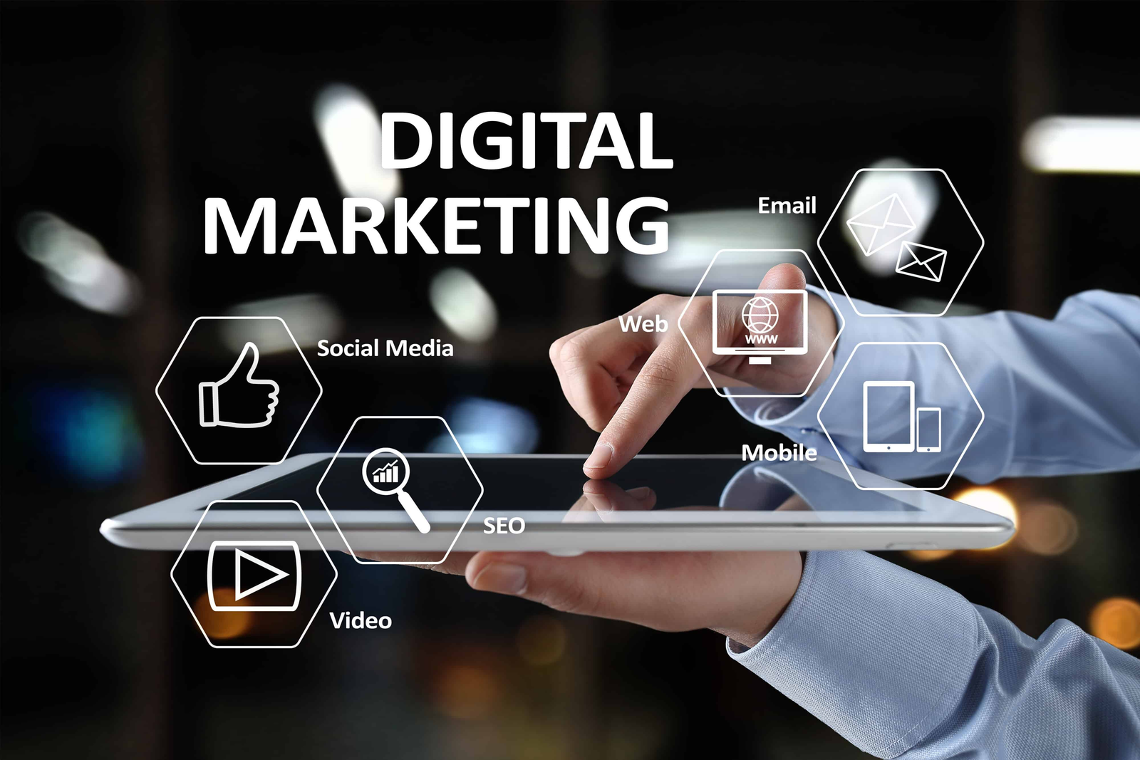 Digital marketing channels — social, web, email, mobile